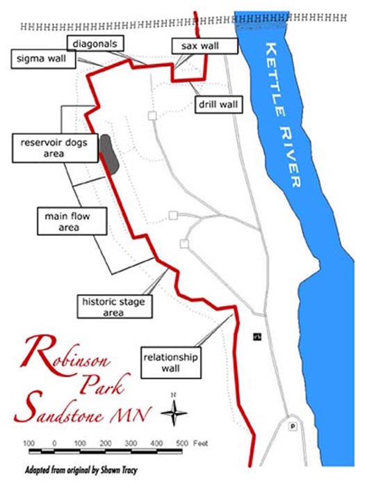 map of Robinson Park