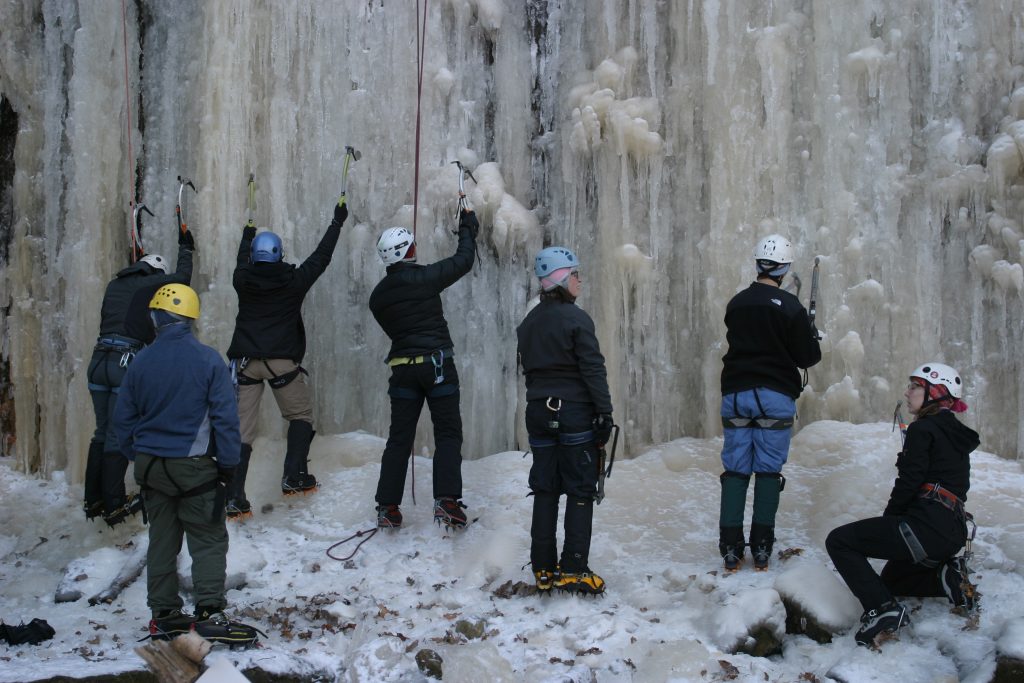 ice climbing clinics